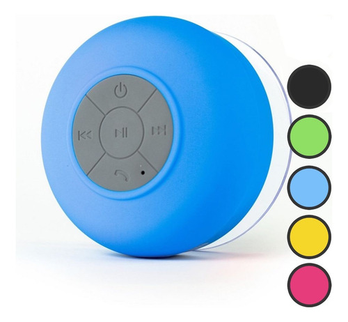 Parlante Color Resistente Al Agua Bluetooth Rt