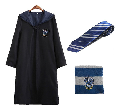 Capa Bordada De Harry Potter+corbata+bufanda