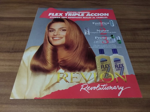 (pg639) Publicidad Cindy Crawford * Revlon (Usado)