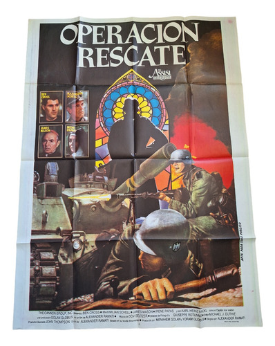 Poster Afiche Cine Tamaño Doble Operación Rescate *
