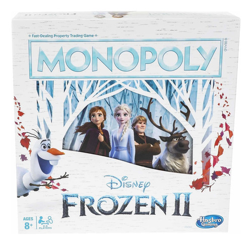 Monopoly Juego:  Frozen 2 Edition Juego De Mesa Para Niñ Mpy