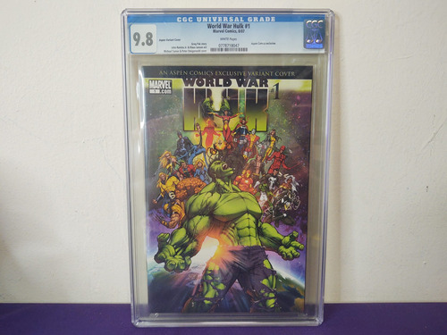World War Hulk 1 Michael Turner Cgc 9.8 Portada Variante