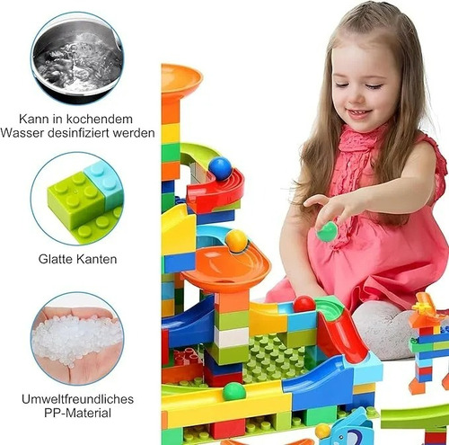 Juguete Niños Tobogan De Pelotas Bloques Construccion