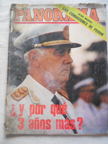 Revista Panorama. Las Condiciones De Peron. Año 1971. 