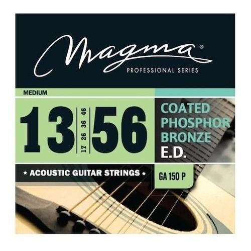 Encordado Para Guitarra Acústica 013 Magma Cuerdas Coated
