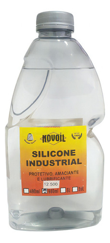 1 Litro Óleo Silicone 12.500 Lubrificante Puro P/ Esteiras 