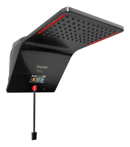 Chuveiro Elétrico Zagonel Ducali Premium Digital 127v 5500w Preto 5.5 Kw