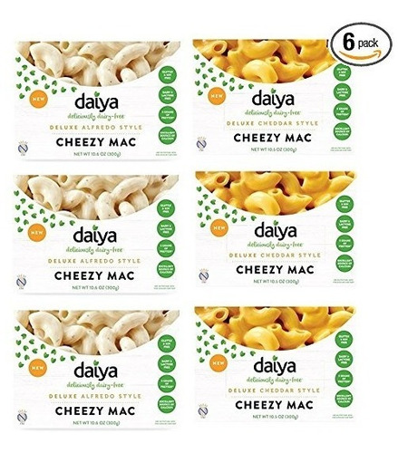 Daiya Cheezy Mac Gluten Variety Pack Gratuito Lácteos Pasta 