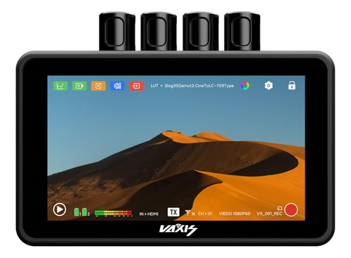Monitor Inalámbrico Vaxis Atom A5 Sdi Tx & Rx