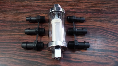 Filtro Universal De Vidrio Para Gasolina Desarmable