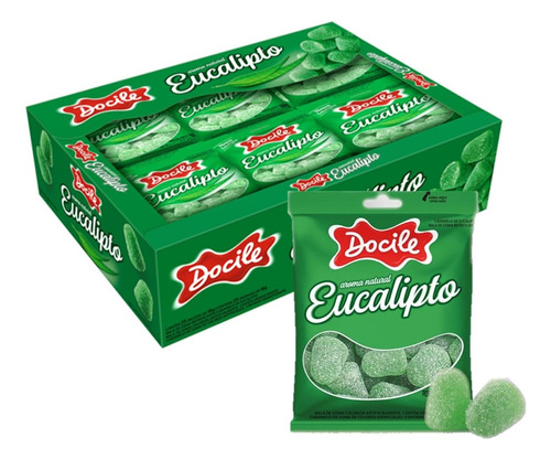 Dulce Gomas Sabor Eucalipto Docile X 24 Uds.