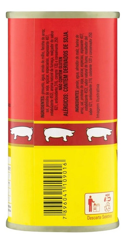 Kit 2 Fiambre Suíno 320g Oderich
