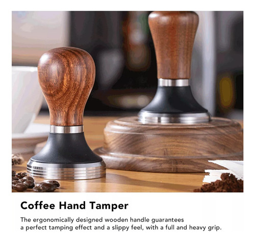 Tamper De Cafe A Presion 5.8cm Circular Acero Inoxidable