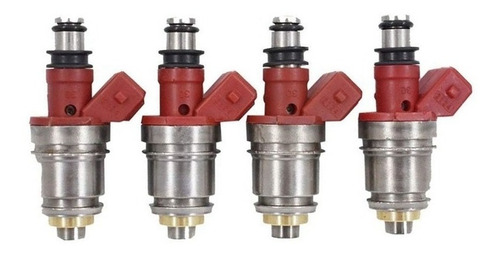 4x Inyector Gasolina Nissan Pickup D21 Estaquitas 2.4 Js21-1