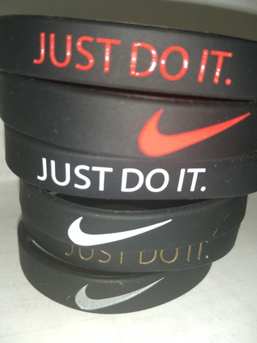 Pulsera Nike adidas Live Silicona Original Wrist Band Baller