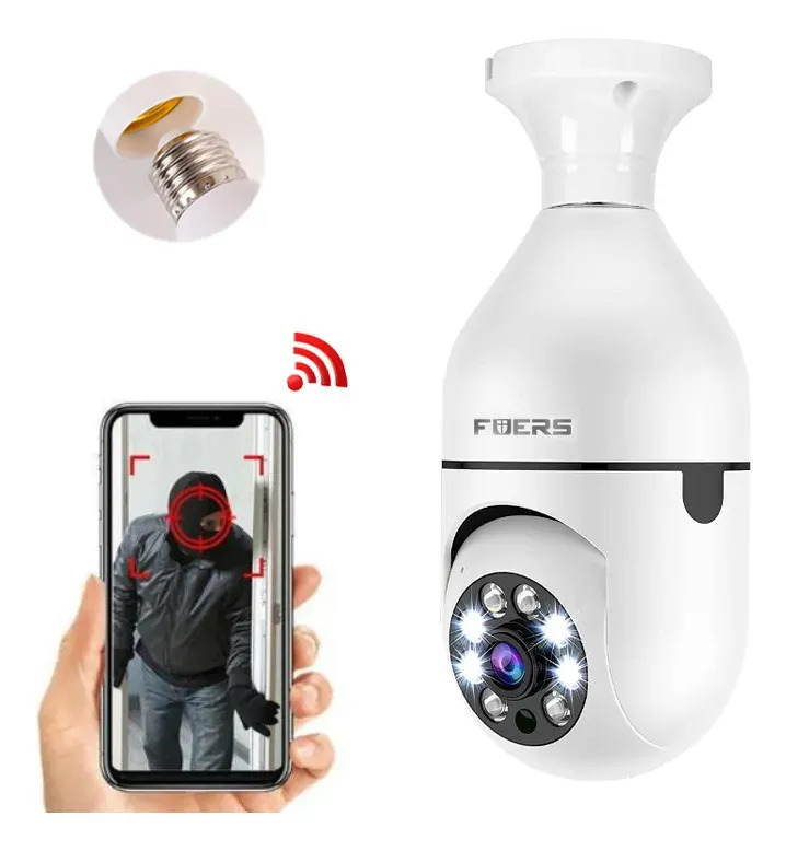 Cámara de Seguridad Fuers Generic IP Ultra HD Interior Exterior con LED visión nocturna Alarma