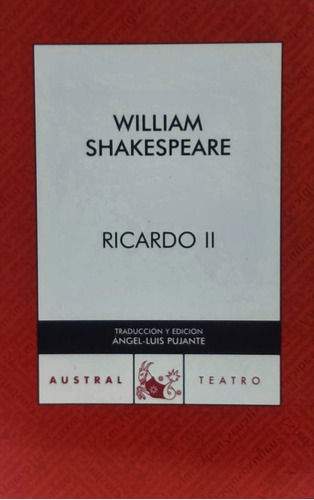 Ricardo Ii - William Shakespeare (con Detalle)