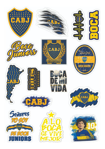 Stickers Vinilo P/termo, Netbooks, Vasos, Notbook Boca Jun