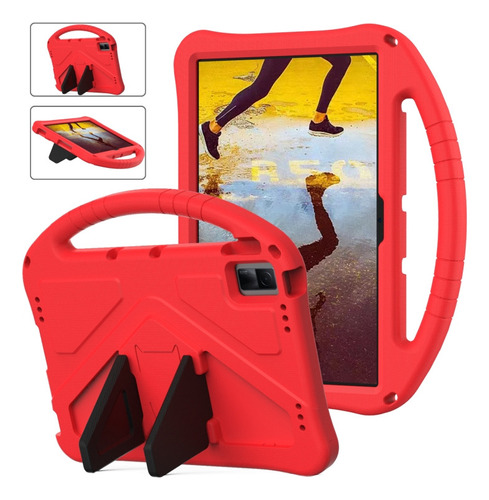 Funda Eva A Prueba De Golpes Roja Para Lenovo Tab M10 5g 202