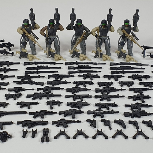 Call Of Duty Mega Construx Atlas Lote Armas Rifle Metralleta 200 (Usado)