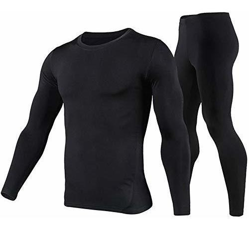 Pisiqi Thermal Underwear Men Ultra-soft Long Johns Set Base 