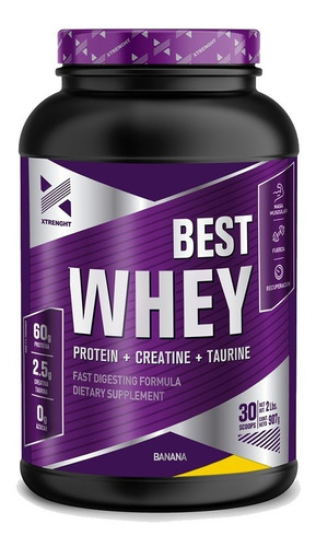 Xtrenght Proteina Whey 2 Lb Best Crecimiento Muscular 