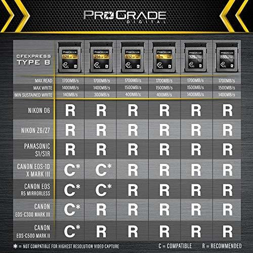 Memoria Digital Prograde Cfexpress Tipo Para Camara Gold F1