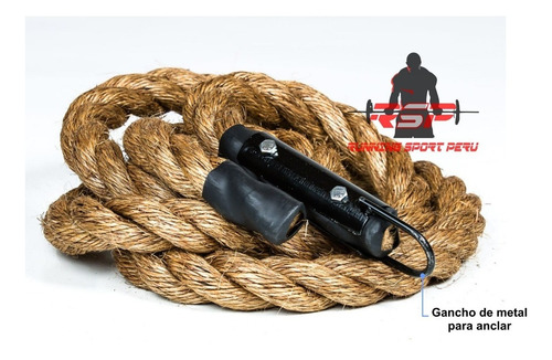 Soga De Ascenso Cuerda De Escalada Con Gancho Crossfit Gimna