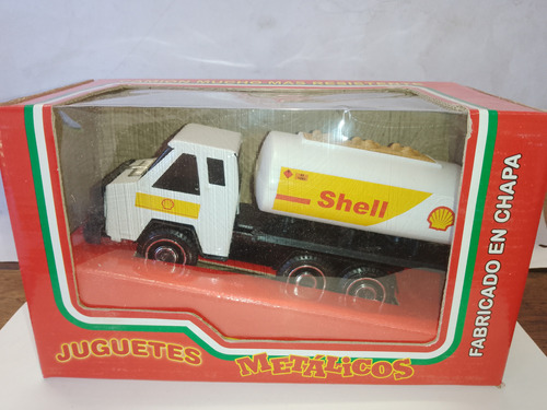 Camión Chapa Y Plástico Shell Zona Retro Juguetería Vintage