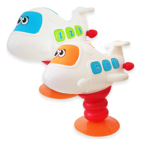 Juguete De Avión Didáctico C/ Luz Y Sonido Para Bebé