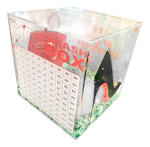 Alcancía Smash Saver, Práctica Alcancía 15cmx15cm Rojo