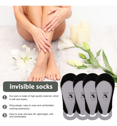 5 Pares De Calcetines De Verano De Algodón Para Verano Con F