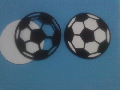 Pelotas De Fútbol En Foamy Para Decorar Tortas Y Cotillones