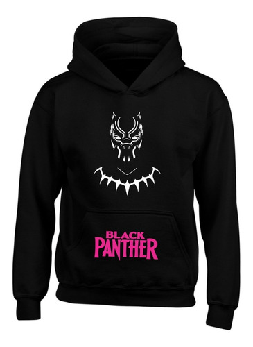 Buzo Pantera Negra Heroes Con Capota Hoodies Saco W12