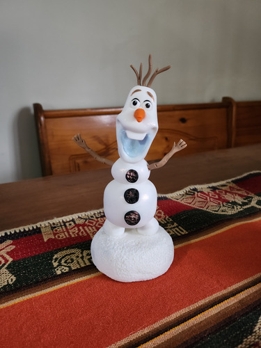 Olaf En Porcelana Fria Con Base