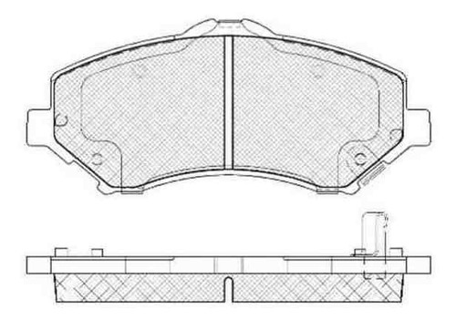 Pastilla De Freno Volkswagen Routan 3.8- 4.0 V6 09/ Delanter