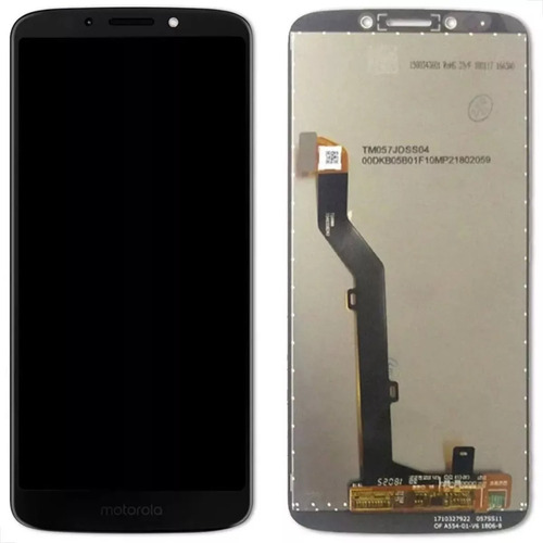 Tela Frontal Display Touch Compatível Moto E5 G6 Play Preto