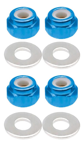 Tuercas De Bloqueo De Rueda M3 De 8 Piezas Para Wltoys Azul