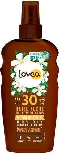 Aceite Seco Monoi Lovea Con 30 Spf 150ml