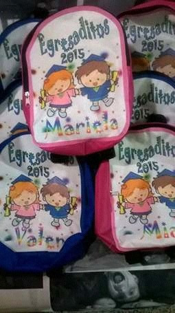 Mochila Egresaditos Personalizada Novedad! Regalos Zona Sur!