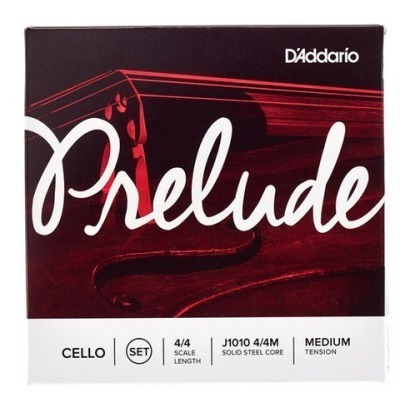 Juego De Cuerdas P. Cello 4/4, D'addario Prelude J1010 4/4m