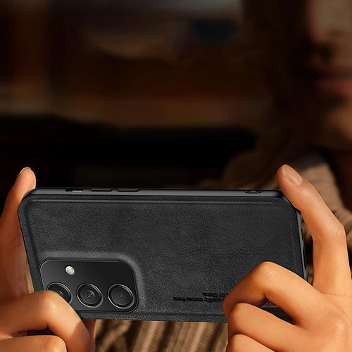 Funda Para Samsung Galaxy M15 55 Piel Exfoliante Antigua+mic