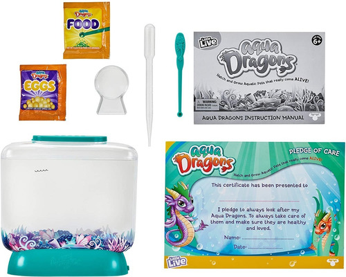 Juguete Hábitat De Mar Profundo Little Live Aqua Dragons