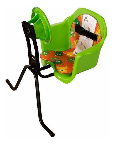 Cadeira Bicicleta Dianteira Frontal Cadeirinha Toy Verde
