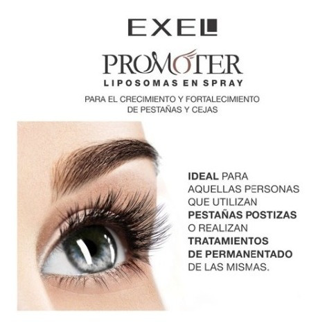 Promoter Exel Incentivador De Crecimiento Cejas Y Pestañas