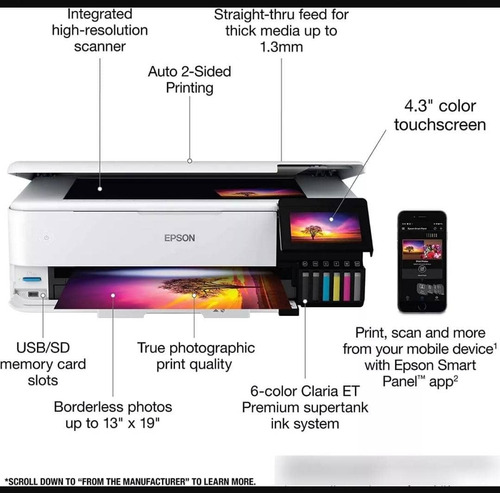 Impresora Epson Ecotank 8550