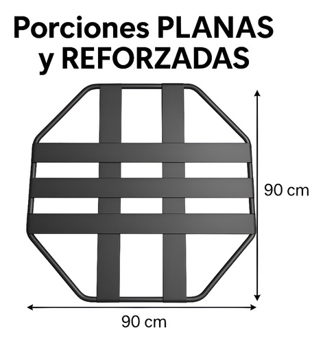 Base Soporte Reforzada Para Tanque De Agua 300 A 750 Litros