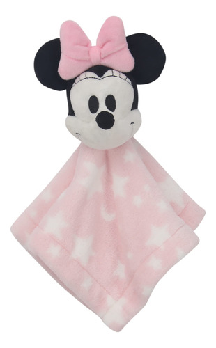 Manta De Seguridad De Estrellas Rosadas De Minnie Mouse Para