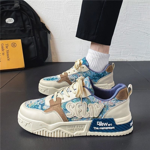 Zapatos Tenis Hombre Transpirables Súper Cómodos Casuales