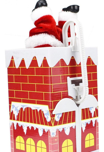 / Papá Noel Escalada Decoración Navideña Regalos